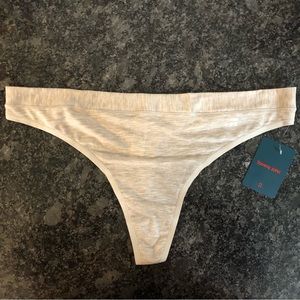 NWT Tommy‎ John Second Skin Dove Heather Thong Underwear XXL